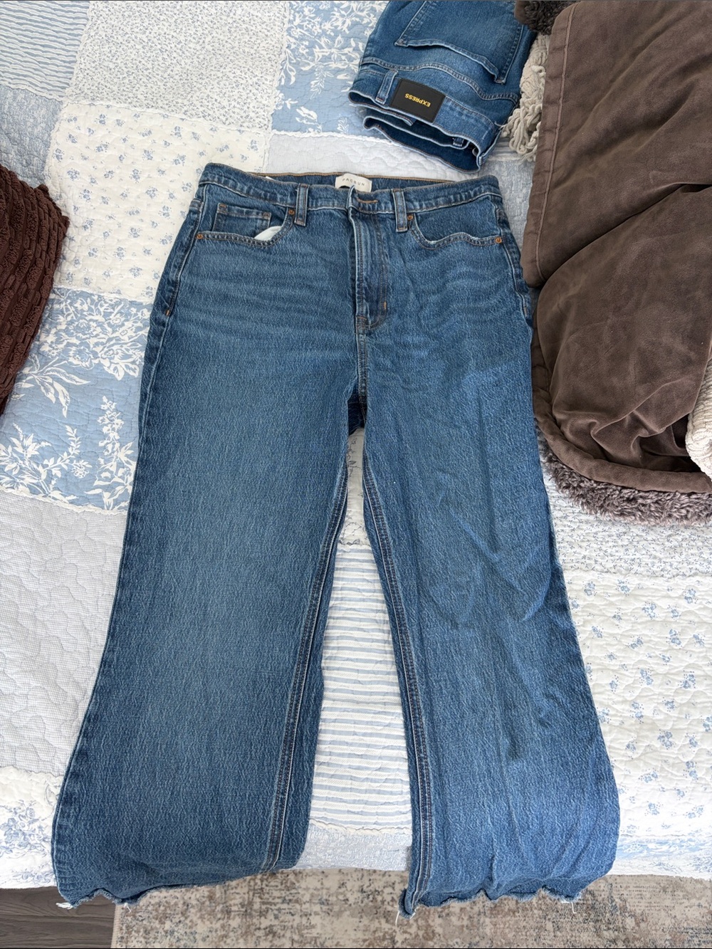 Women’s Blue Wide-Leg Jeans pacsun